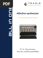 Trasis miniAllinOne Synthesizer Overview | PDF | Radioactive Tracer ...