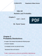 Statistics and Probability MTH 105: Lec.1, Lec.2