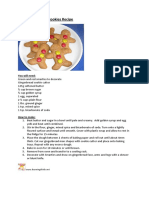 Gingerbread Man Recipe PDF