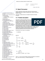 Matlab Dynamic Optimization of Batch Fermentation Processes