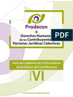 VI - Derechos Humanos de Los Contribuyentes Personas Jur Dicas Colectivas