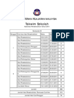 Takwim Persekolahan 2011