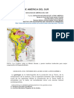 Geología de América Del Sur PDF