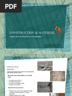 Construction & Material: Defects in Buildings & Remedies