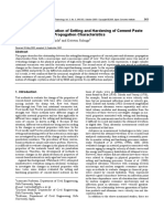 Nondestructive Evaluation of Setting and Hardening of Cement Paste Based On Ultrasonic Propagation Characteristics PDF