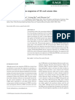 Prestack Kirchhoff Time Migration of 3D Coal Seismic Data From Mining Zones