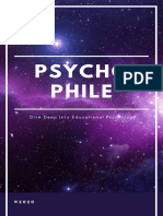 Psycho Phile: Dive Deep I Nto Educati Onal Psychol Ogy