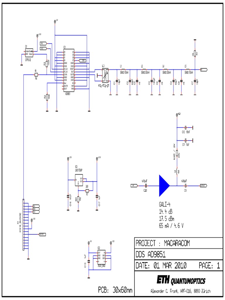 AD9851 V100 Schematics | PDF | Chess Theory | Traditional Board Games