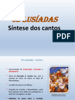 Os Lusíadas - Síntese Dos Cantos