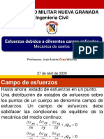 Universidad Militar Nueva Granada Ingeniería Civil Esfuerzos debidos a cargas