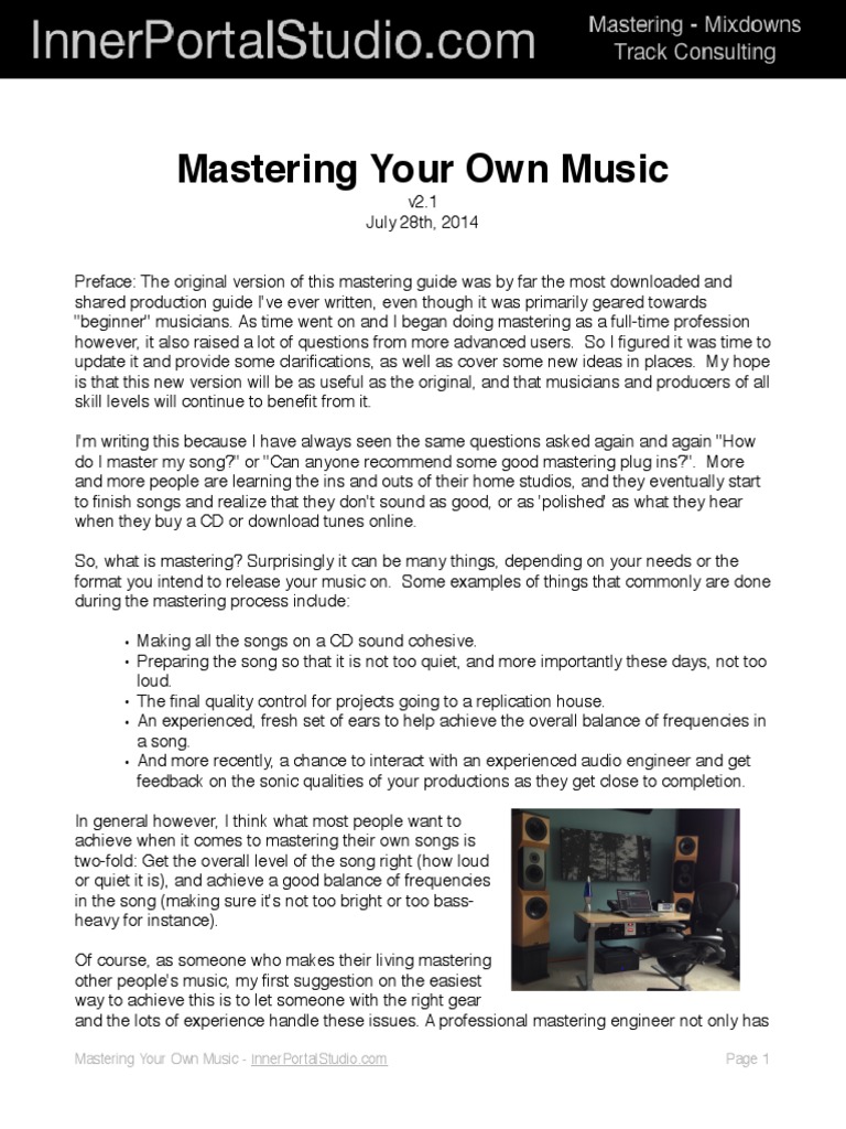 Mastering Audio With Soundfilewrite A Beginners Tutorial - wrjaw7s