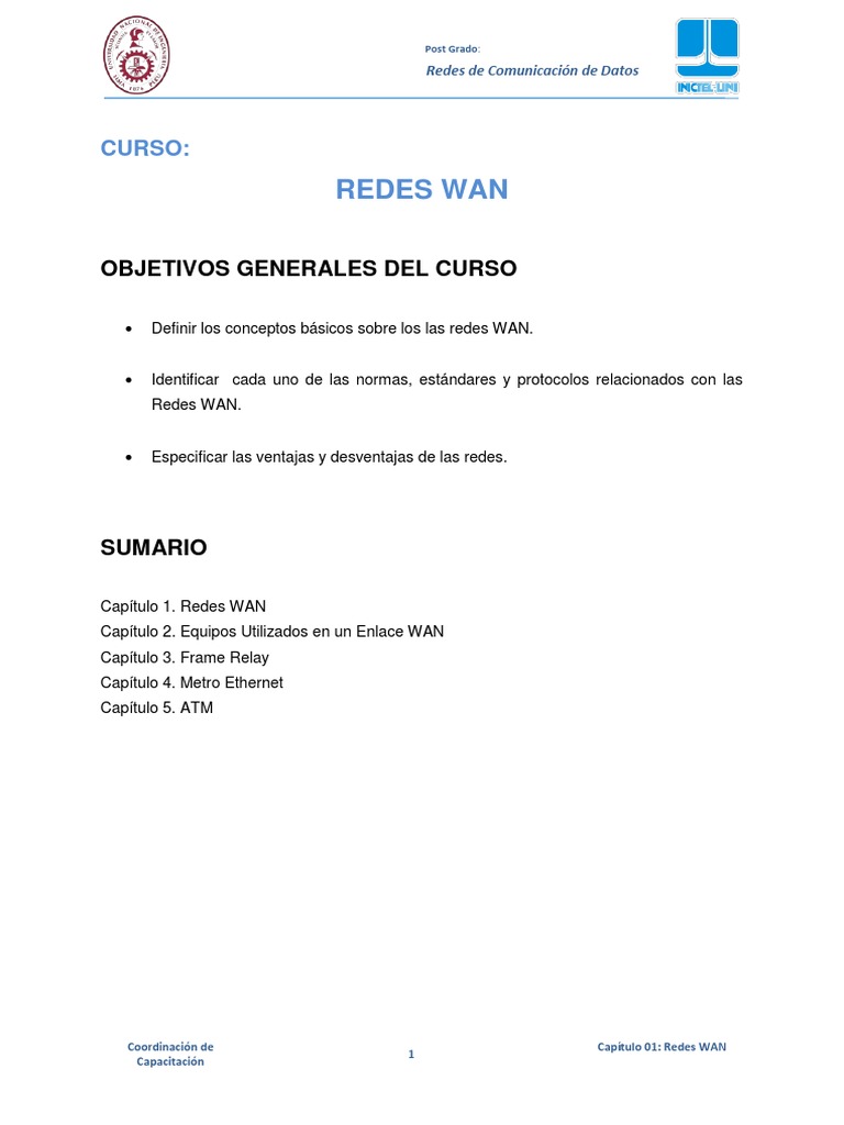 Introducción a Redes WAN y Conmutación | PDF | Red de área amplia ...