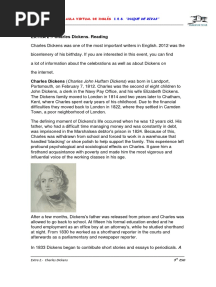 Extra 2 Charles Dickens. Reading, Exercises and Answer Key