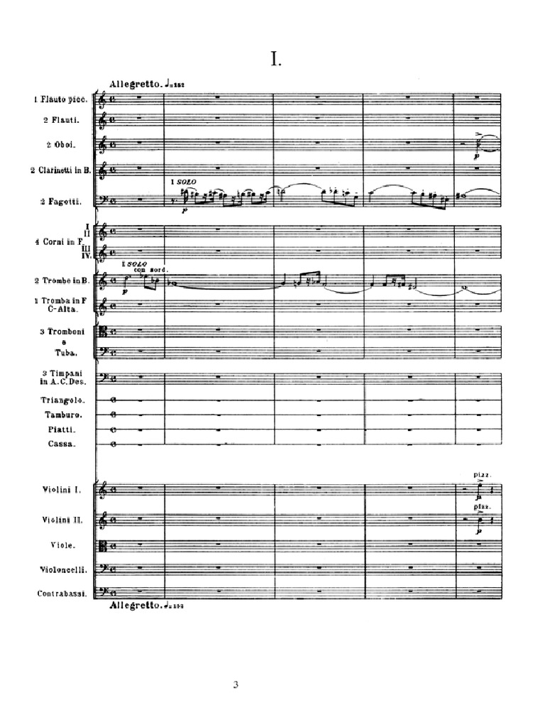Score Dmitri Shostakovich Symphony No 1 in F Minor Op 10 Conductor ...