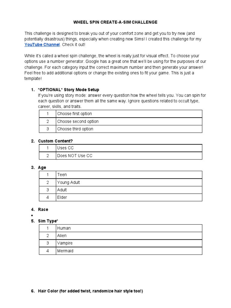 Wheel Spin Cas Challenge Pdf Grey Brown