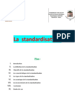 Standardisation