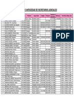 Antiguedad - Secretario - Jud.