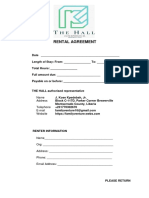 Hire Agreement - Rent 2020 PDF