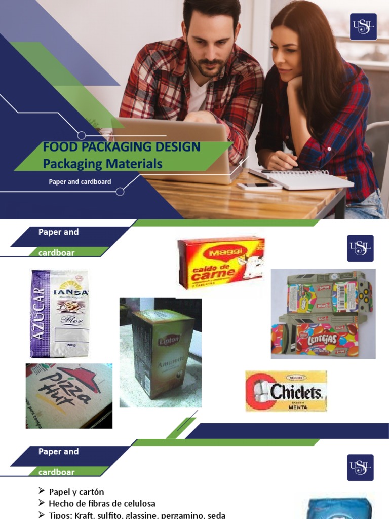 Food Packaging Design Packaging Materials: Paper and Cardboard | PDF