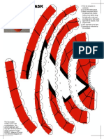 Spider Man Mask Full Size Paper Craft PDF