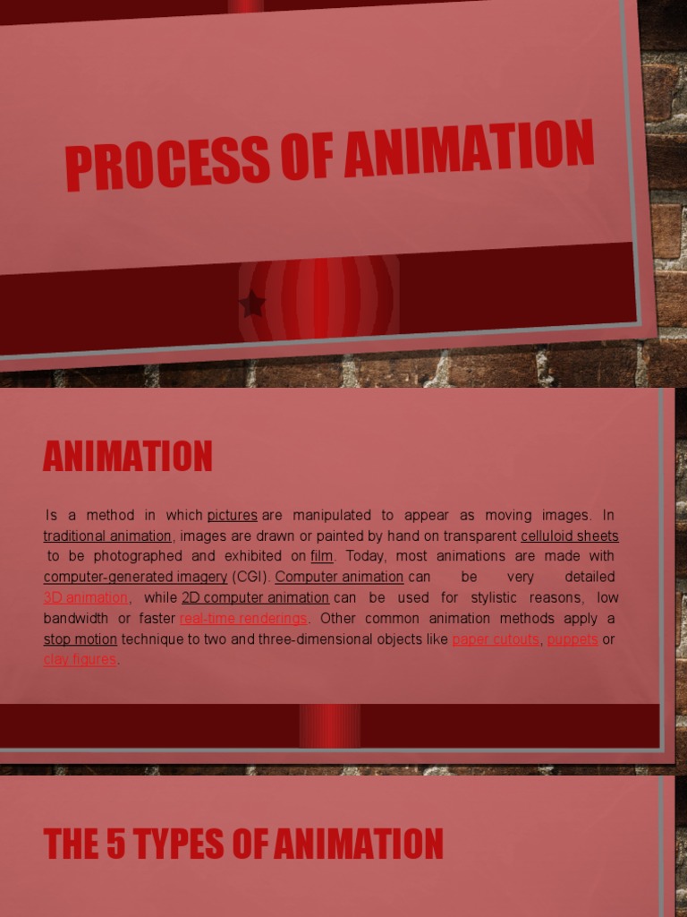 Animation Process Overview | PDF | Animation | Computer Generated Imagery