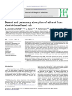 Dermal and Pulmonary Absorption of Ethanol From Alcohol-Based Hand Rub