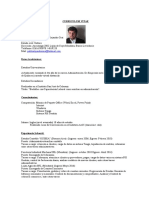 CV Currículum Vitae de Administrador con 10 años de experiencia