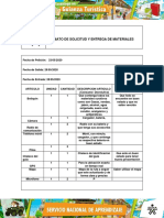 Formato Solicitud y Entrega de Materiales