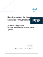 Basic Instructions For Using The Extensible Firmware Interface (EFI)