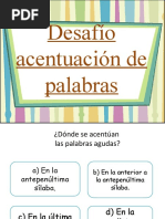 Desafío de Acentuación