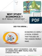 Why Study Economics ?: Is It Really Important