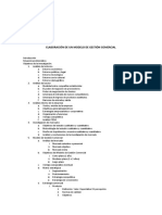 Estructura Del Modelo de Gestión Comercial