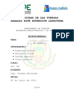 Universidad de Las Fuerzas Armadas Espe Extensión Latacunga: Microfinanzas Tema: Integrantes