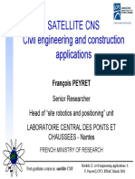 Satellite Cns Civil Engineering and Construction Applications