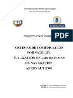 Sistemas de Comunicación por Satélite para Navegación Aeronáutica