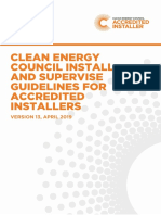 Grid Connected Solar PV Systems Install and Supervise Guidelines For Accredited Installers v13 2019 PDF