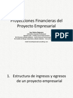 Proyecciones Financieras Del Proyecto Empresarial 2016 PDF