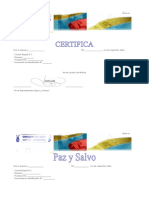 Certificado Paz y Salvo Sayco y Acinpro