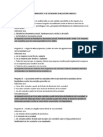 Derecho Mercantil y de Sociedades Evaluación Unidad 3