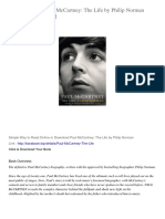 PDF Paul Mccartney: The Life by Philip Norman Ebook (Read Online)
