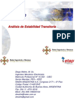 Analisis de Estabilidad Transitoria ETAP PDF
