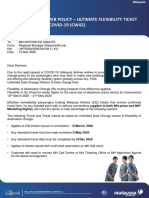 Notification - Commercial Waiver Policy - Ultimate Flexibility Ticket Change Waiver Policy - Covid-19 (CW42) 1.4V