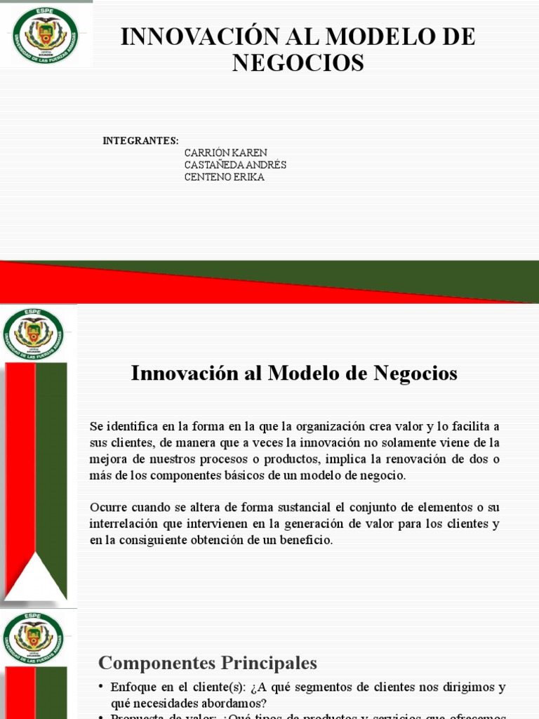 Innovación en Modelos de Negocio | PDF | Modelo de negocio | Innovación