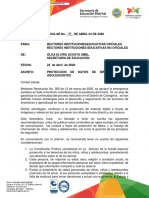 CIRCULAR No 77 - PROTECCION DE DATOS PDF