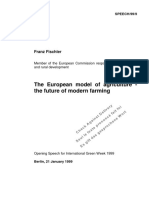 The European Model of Agriculture - The Future of Modern Farming