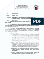 Adjustments in The Use of PNP Office Spaces and Passenger Capacity On The PNP Mobility Assets PDF
