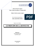 Le Principe de La Bonne Foi PDF