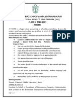 Delhi Public School Mandla Road Jabalpur: Study Material Subject: English Core (301) CLASS XI 2020-2021