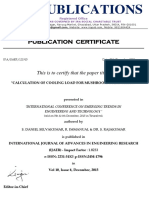 Ira Publications: Publication Certificate