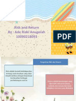 Risk and Return. 10090218093. Ade Rizki Anugerah